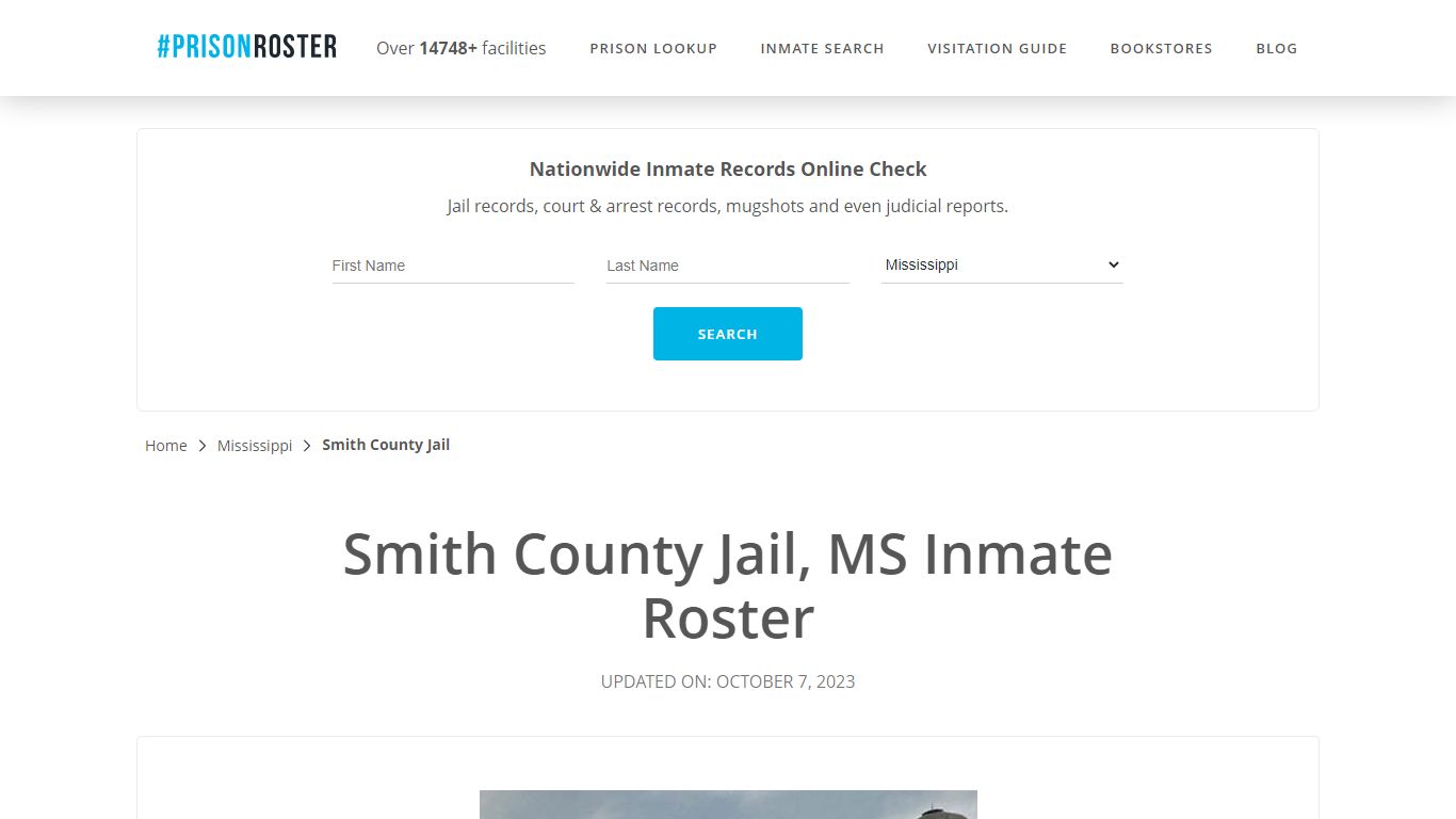 Smith County Jail, MS Inmate Roster - Prisonroster